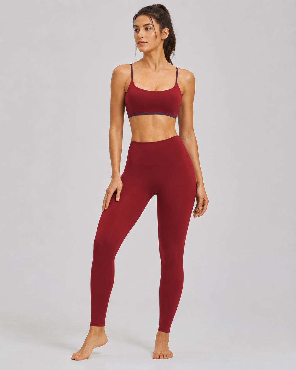 High-Waist Contour Leggings