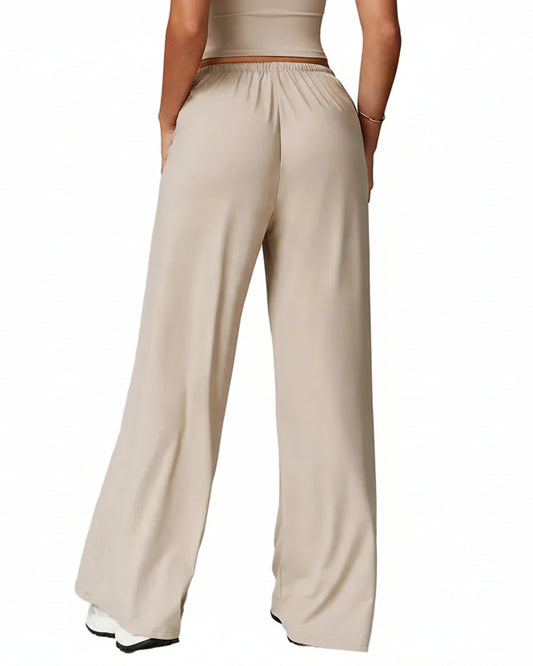 מכנסי יוגה לנשים בגזרה רחבה