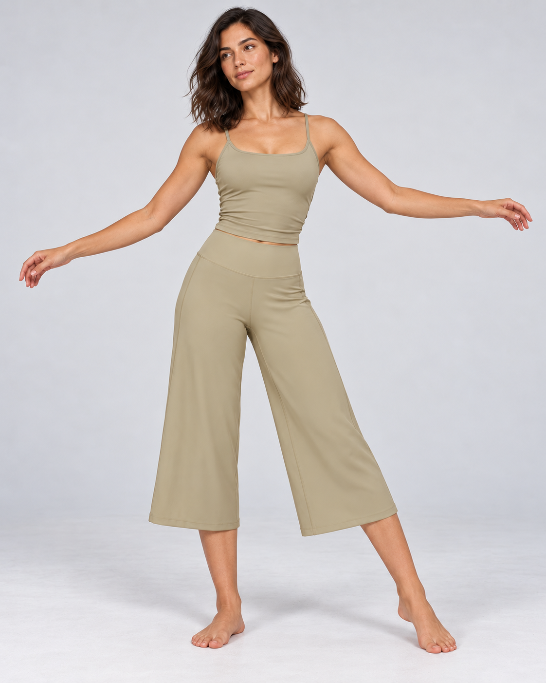 Cloud Soft Wide-Leg Crops - women's cloud-soft wide-leg cropped pants, styled look 13 | NIMORA
