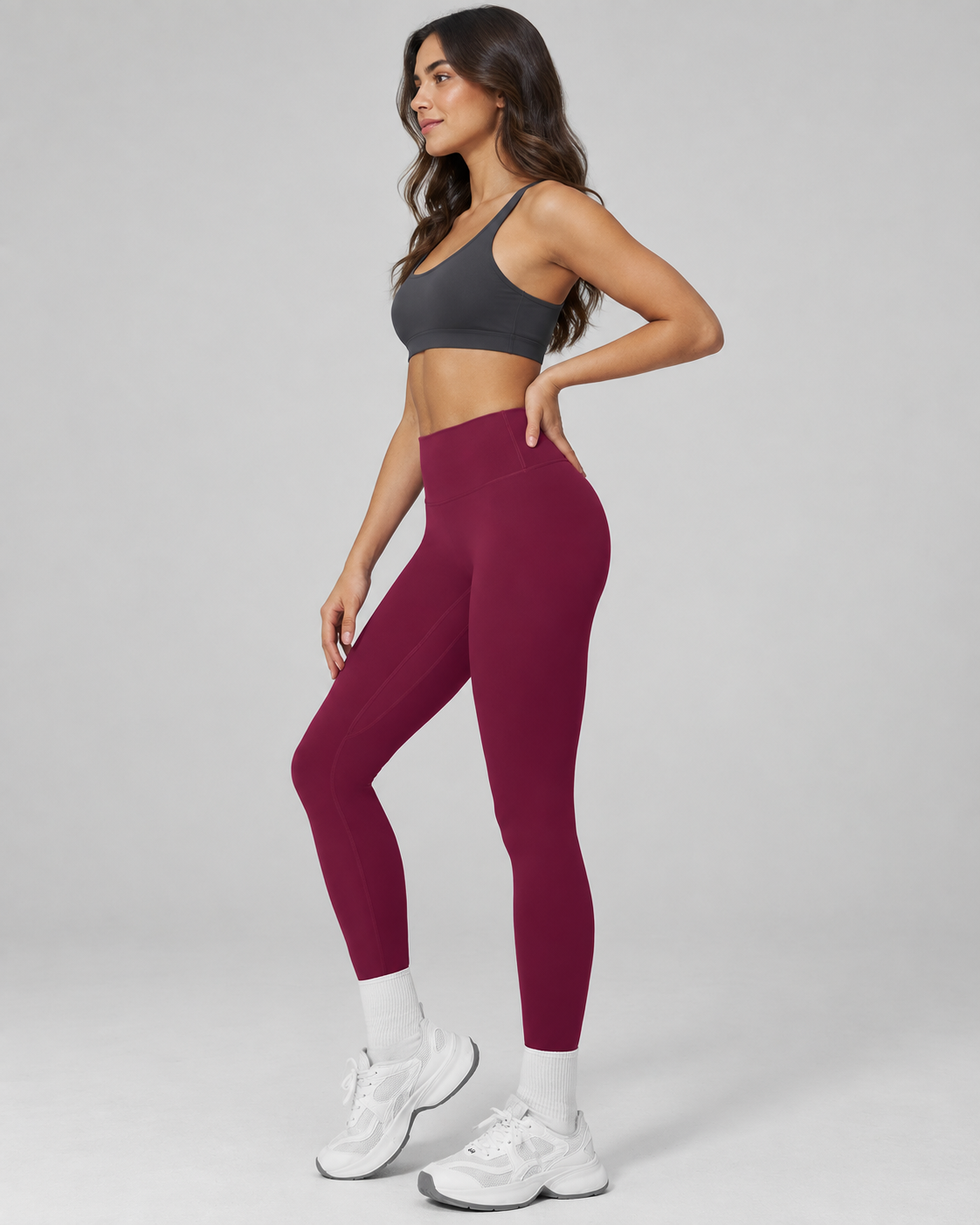 Brushed Leggings - women's brushed high-waisted leggings, styled look 6 | NIMORA