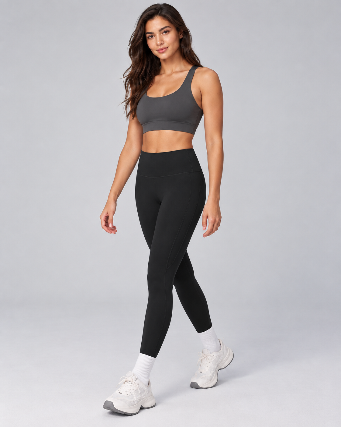 Brushed Leggings - women's brushed high-waisted leggings, styled look 3 | NIMORA