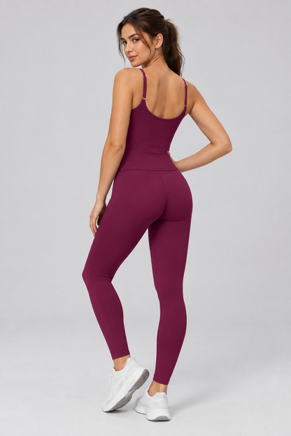 Brushed Cami Tank - women's brushed cami workout tank, styled look 5 | NIMORA