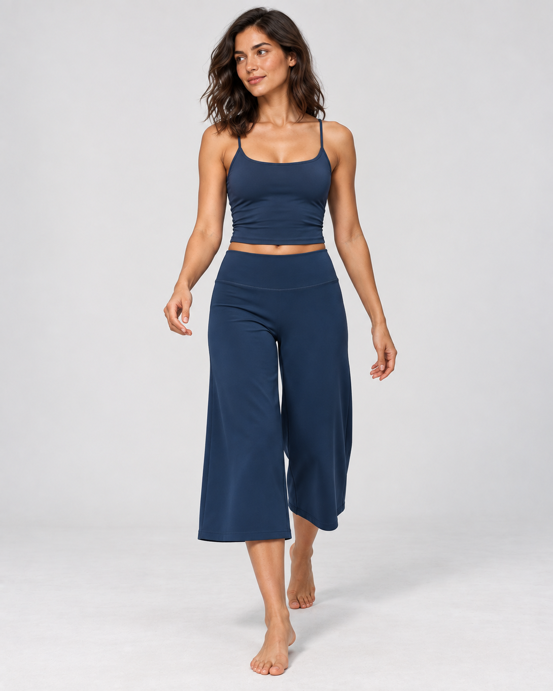 Cloud Soft Wide-Leg Crops - women's cloud-soft wide-leg cropped pants, styled look 3 | NIMORA