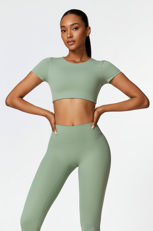 Short Sleeve Crop Top