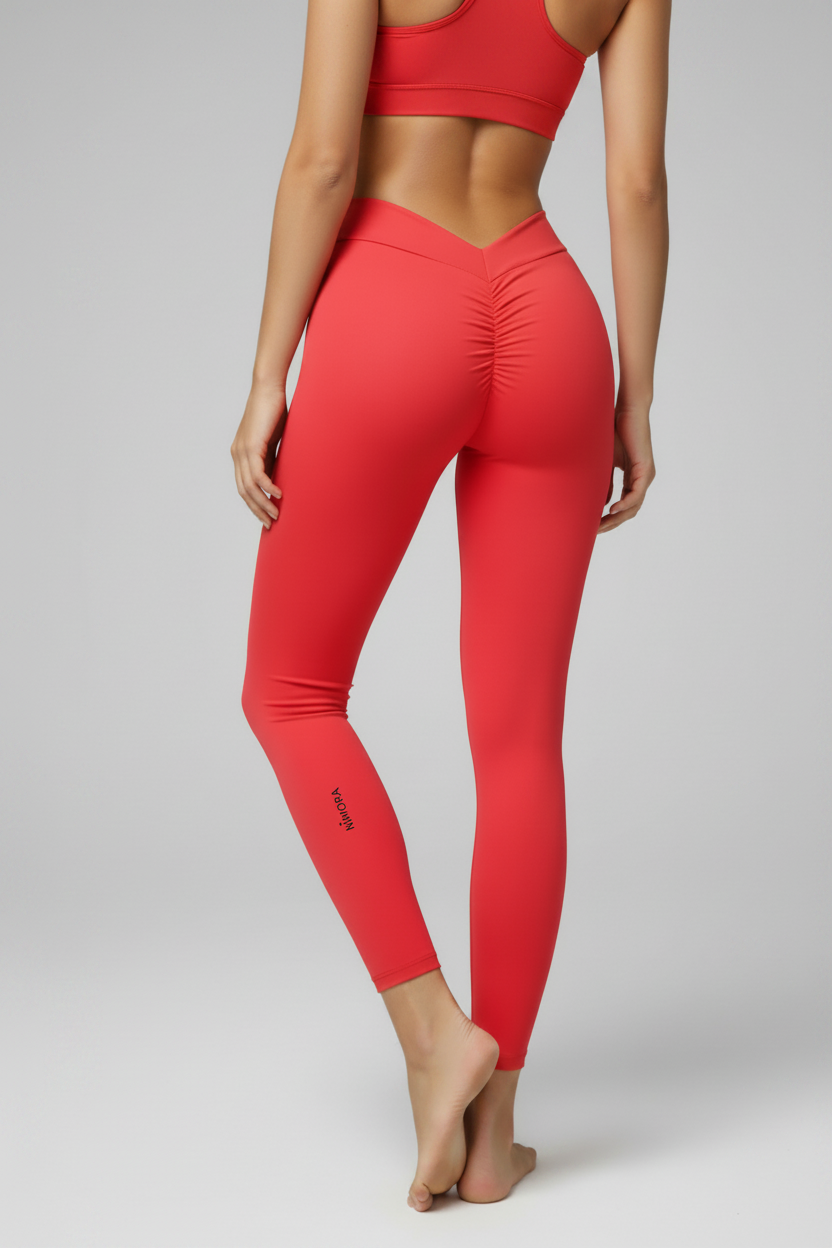 High-Waisted Push-Up Yoga Leggings