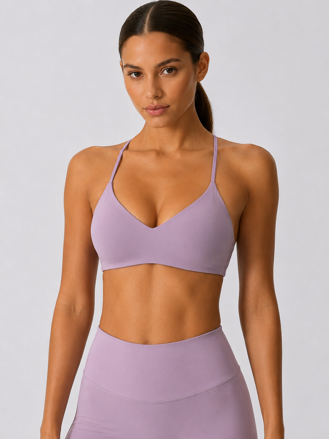 Contour V-Neck Sports Bra