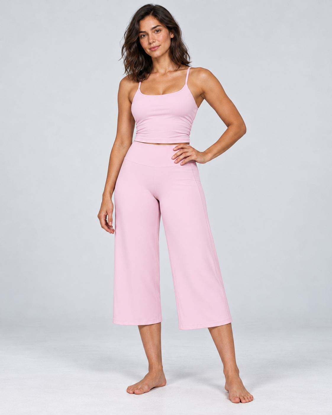 Cloud Soft Wide-Leg Crops - women's cloud-soft wide-leg cropped pants, styled look 15 | NIMORA