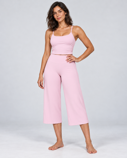 Cloud Soft Wide-Leg Crops - women's cloud-soft wide-leg cropped pants, styled look 15 | NIMORA