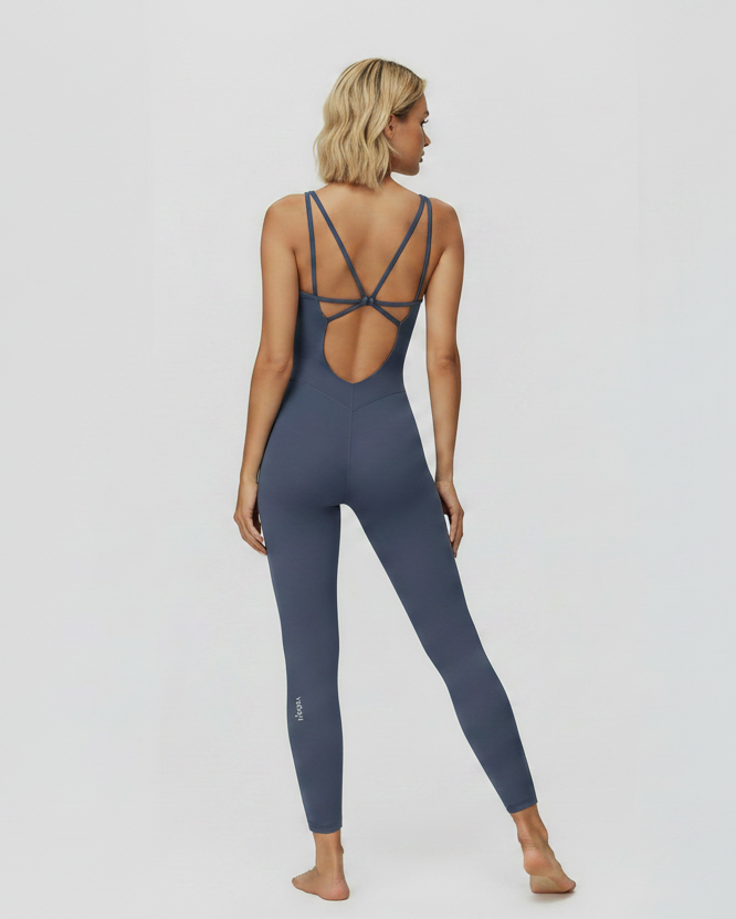 Open-Back Sculpt Jumpsuit