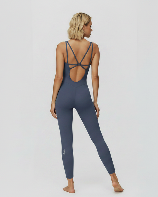 Open-Back Sculpt Jumpsuit