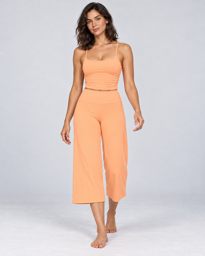 Cloud Soft Wide-Leg Crops - women's cloud-soft wide-leg cropped pants, styled look 22 | NIMORA