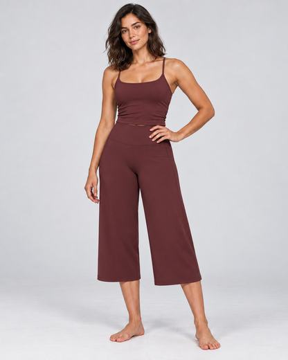 Cloud Soft Wide-Leg Crops - women's cloud-soft wide-leg cropped pants, styled look 24 | NIMORA