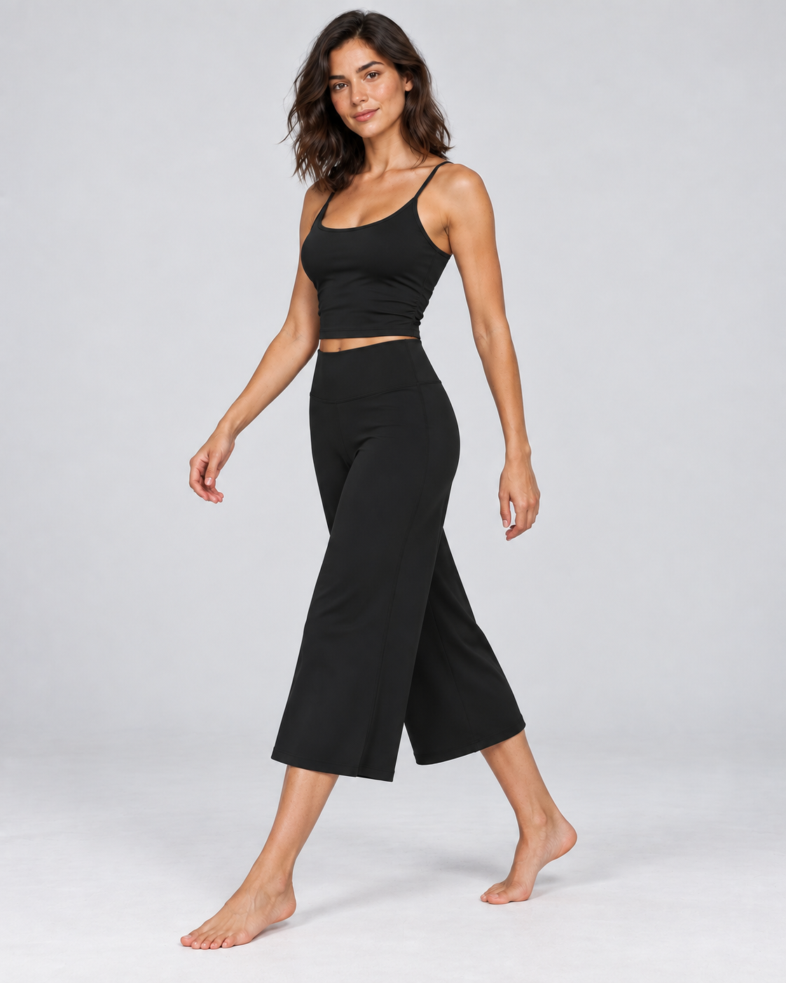 Cloud Soft Wide-Leg Crops - women's cloud-soft wide-leg cropped pants, styled look 19 | NIMORA