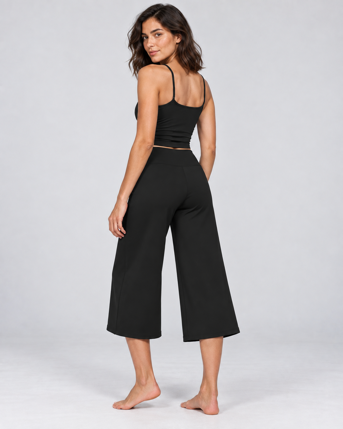 Cloud Soft Wide-Leg Crops - women's cloud-soft wide-leg cropped pants, styled look 20 | NIMORA