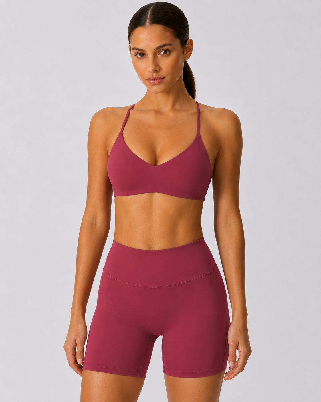 Contour V-Neck Sports Bra