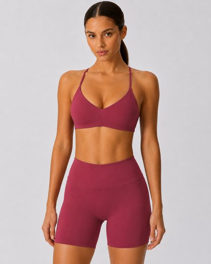 Contour V-Neck Sports Bra