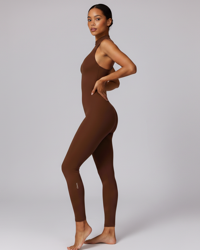 Elevate Zip Jumpsuit — detail view | NIMORA activewear