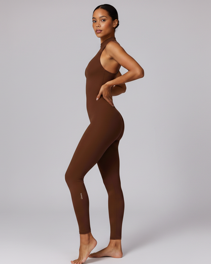 Elevate Zip Jumpsuit — detail view | NIMORA activewear