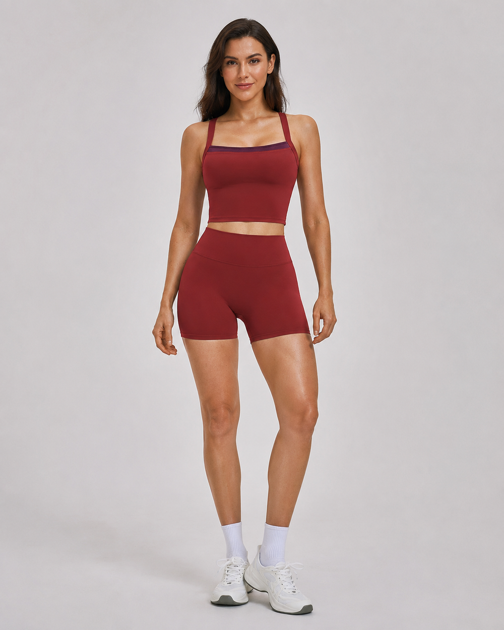 Cross-Back Crop Tank