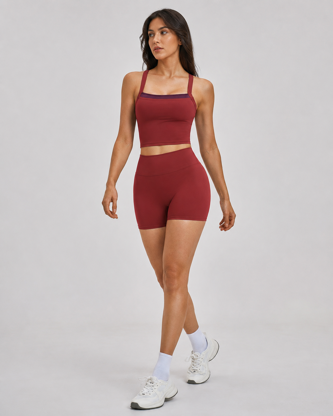 Cross-Back Crop Tank