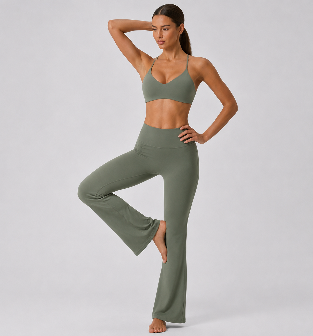 Contour V-Neck Sports Bra