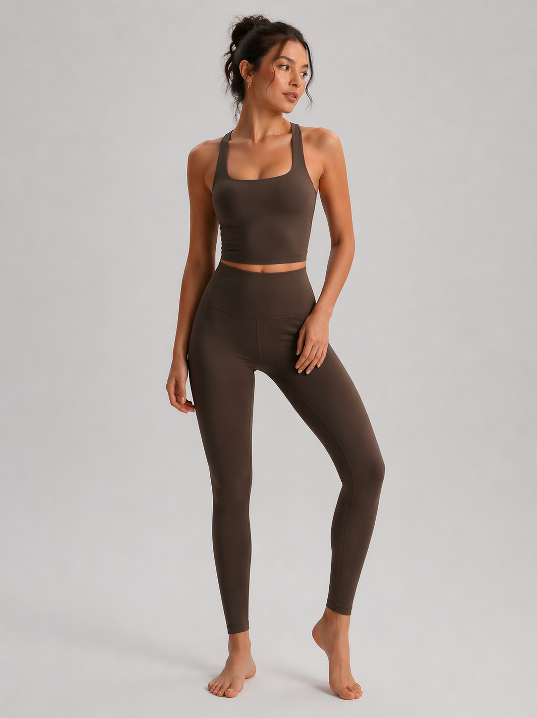 טופ אימון SculptFit – גזרת רייסרבק