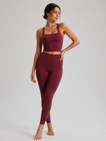 טופ אימון SculptFit – גזרת רייסרבק