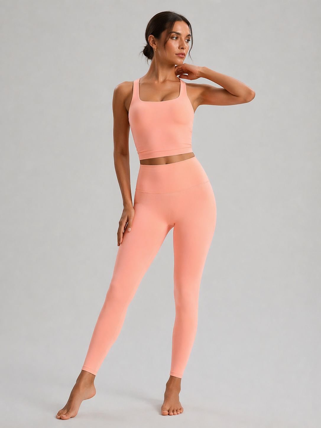 טופ אימון SculptFit – גזרת רייסרבק