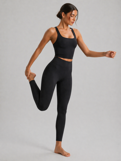 טופ אימון SculptFit – גזרת רייסרבק