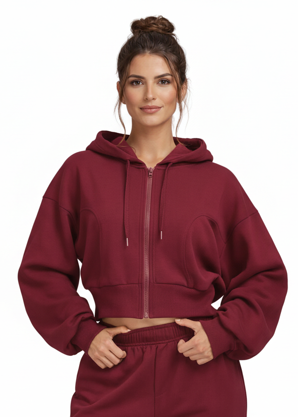 סווטשירט יוגה קפוצ’ון