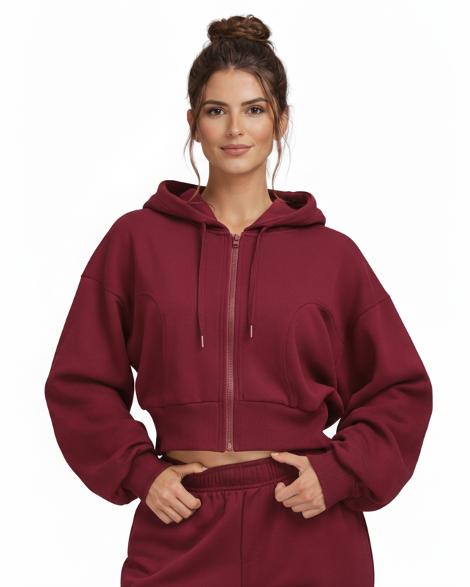 סווטשירט יוגה קפוצ’ון