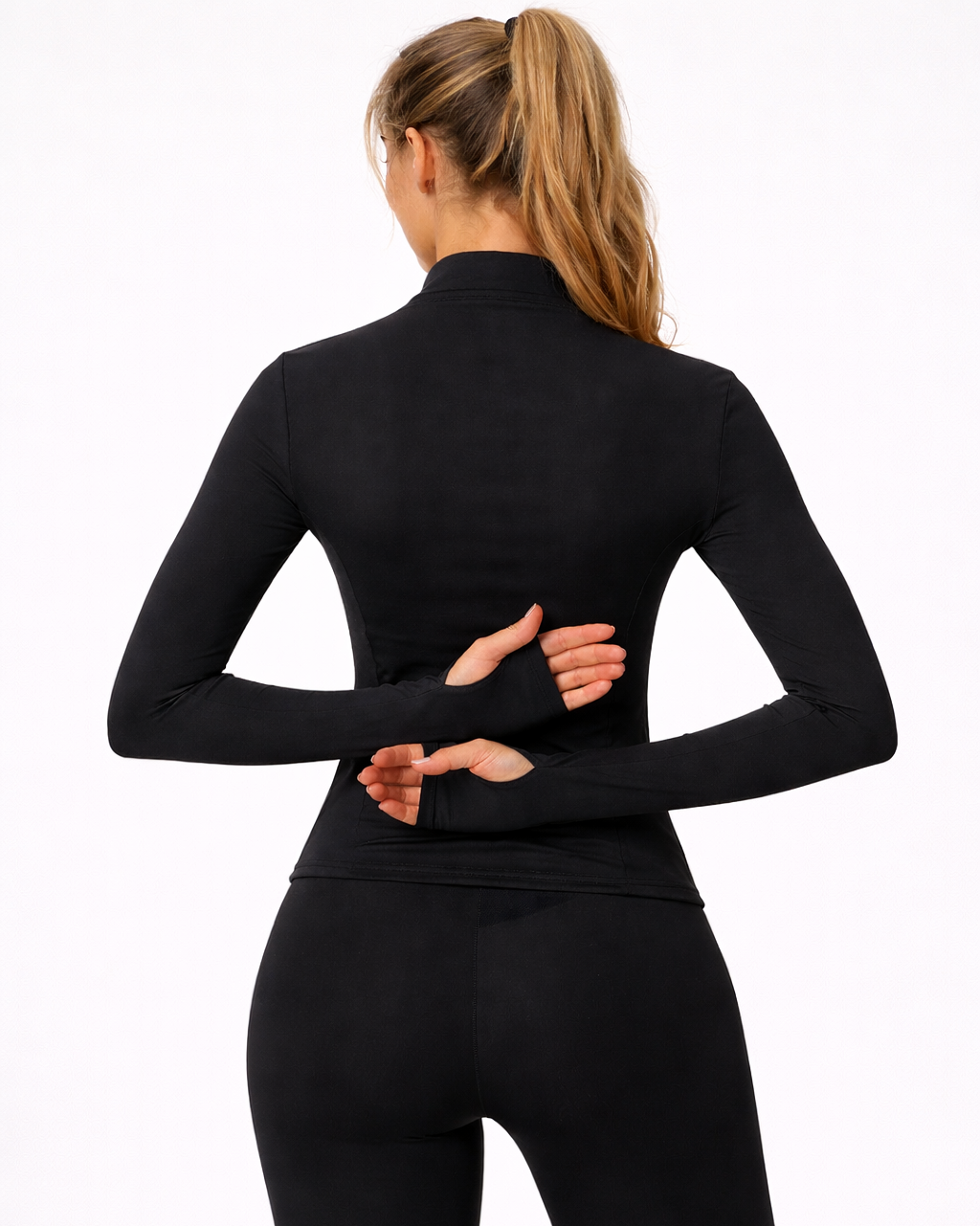 עליונית ספורט שרוול ארוך, רוכסן מלא