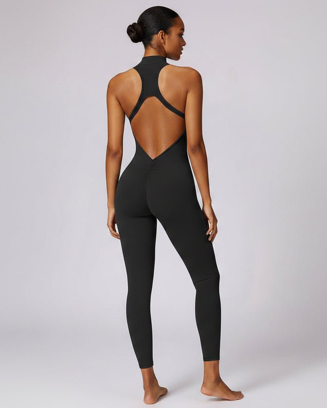 Elevate Zip Jumpsuit — detail view | NIMORA activewear