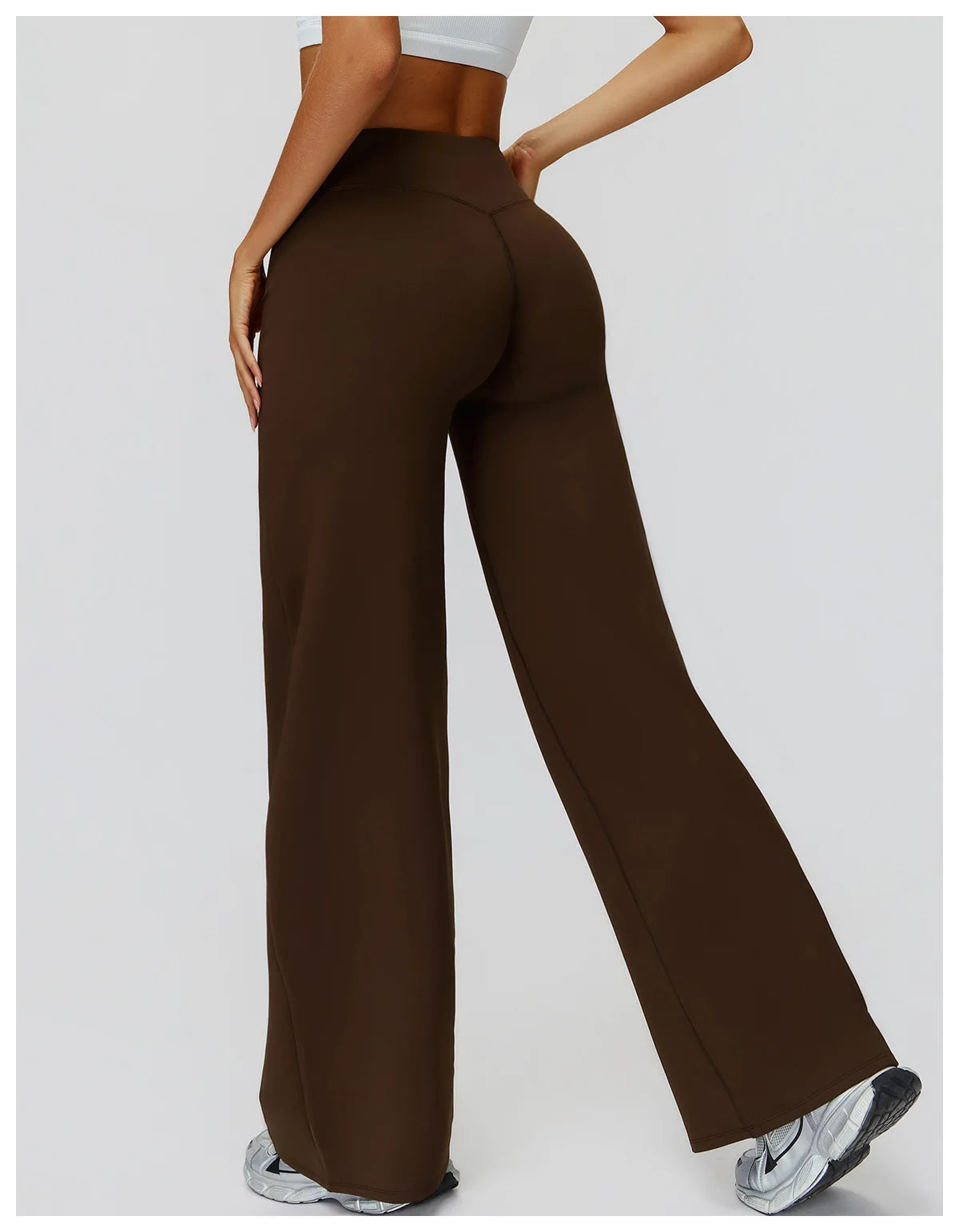 טייץ יוגה בעיצוב רחב ואלגנטי