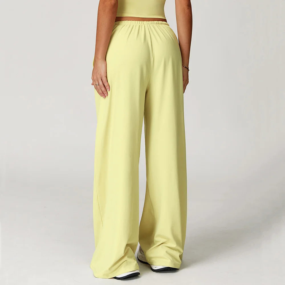 מכנסי יוגה לנשים בגזרה רחבה