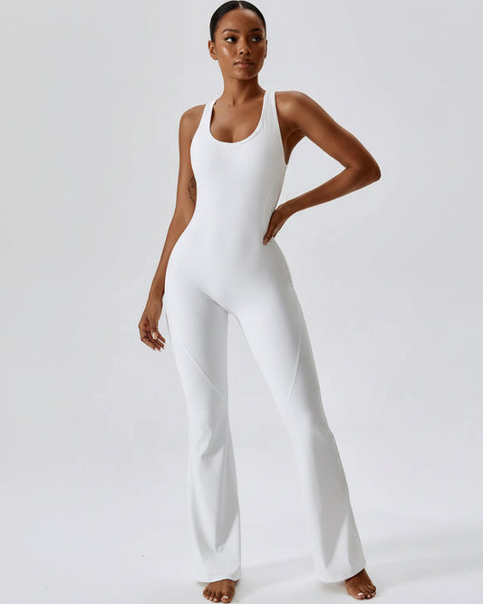 Sculpting Pedal Pusher Jumpsuit — detail view | NIMORA activewear