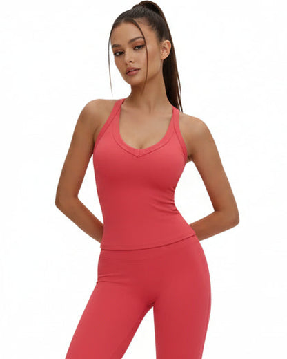 טופ גופיית ספורט Push-Up