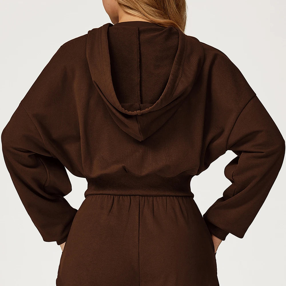 סווטשירט יוגה קפוצ’ון