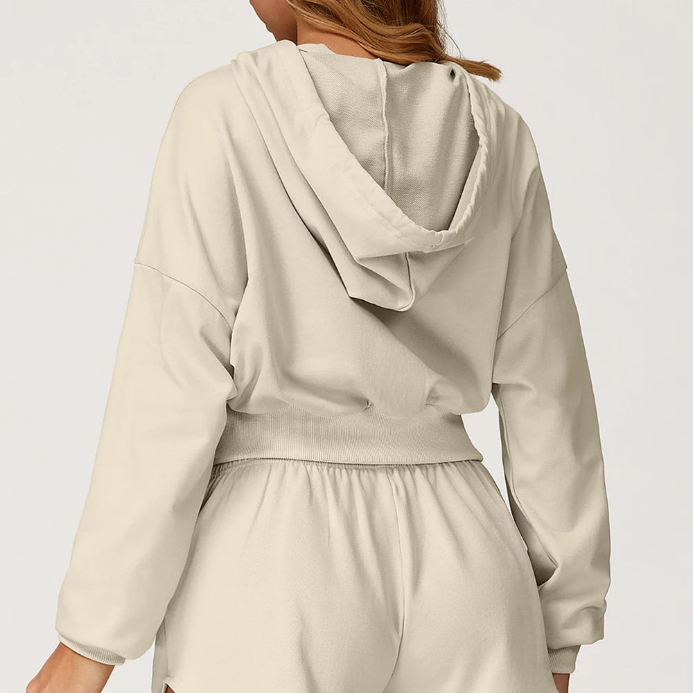 סווטשירט יוגה קפוצ’ון