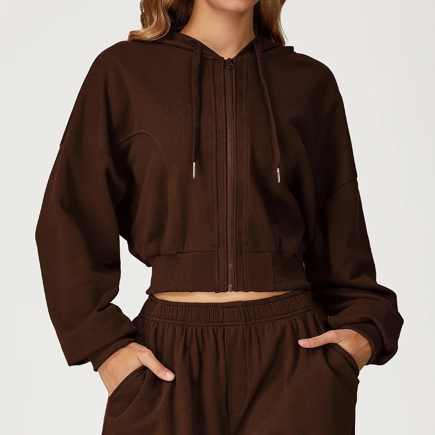 סווטשירט יוגה קפוצ’ון