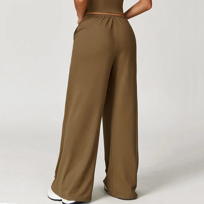 מכנסי יוגה לנשים בגזרה רחבה