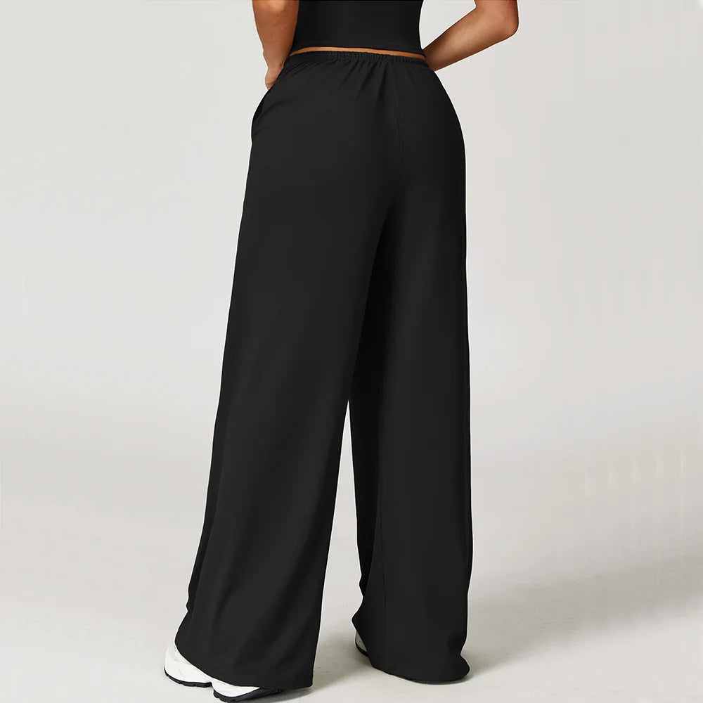 מכנסי יוגה לנשים בגזרה רחבה