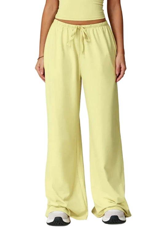 מכנסי יוגה לנשים בגזרה רחבה