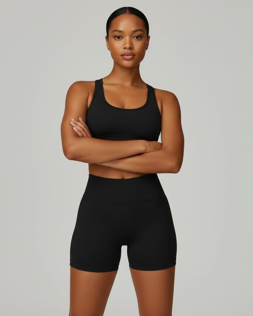 High-Waisted Scrunch Shorts