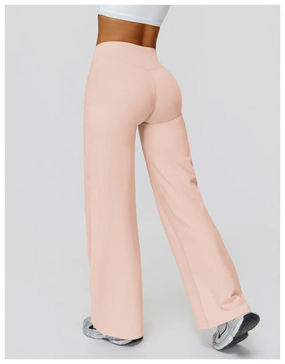 טייץ יוגה בעיצוב רחב ואלגנטי